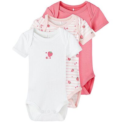 NAME IT Baby Body 3-er Pkg. NBFBODY pink 62 B NAME IT Baby Body 3-er Pkg. NBFBODY pink 62 B