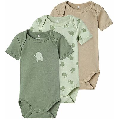 NAME IT Baby Body NBMBODY 3er Pkg. hellgrün 62 B NAME IT Baby Body NBMBODY 3er Pkg. hellgrün 62 B