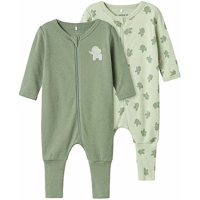 NAME IT Baby Schlafanzug NBMNIGHTSUIT 2er Pkg. hellgrün 74 B NAME IT Baby Schlafanzug NBMNIGHTSUIT 2er Pkg. hellgrün 74 B