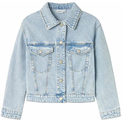 NAME IT Mädchen Jeansjacke NKFMILA hellblau 104 B NAME IT Mädchen Jeansjacke NKFMILA hellblau 104 B