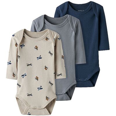NAME IT Baby Body 3er Pkg. NBMBODY beige 98 B NAME IT Baby Body 3er Pkg. NBMBODY beige 98 B