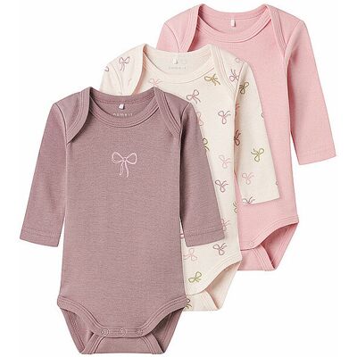 NAME IT Baby Body 3er Pkg. NBFBODY pink 56 B NAME IT Baby Body 3er Pkg. NBFBODY pink 56 B