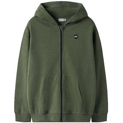 NAME IT Jungen Sweatjacke NKMVIMO dunkelgrün 122-128 B NAME IT Jungen Sweatjacke NKMVIMO dunkelgrün 122-128 B