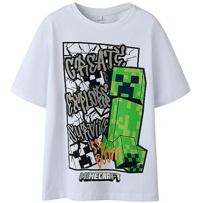 NAME IT Jungen T-Shirt NKMMASE weiss 134-140 B NAME IT Jungen T-Shirt NKMMASE weiss 134-140 B