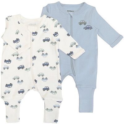 NAME IT Baby Schlafoverall 2er Pkg. NBMNIGHTSUIT hellblau 74 B NAME IT Baby Schlafoverall 2er Pkg. NBMNIGHTSUIT hellblau 74 B