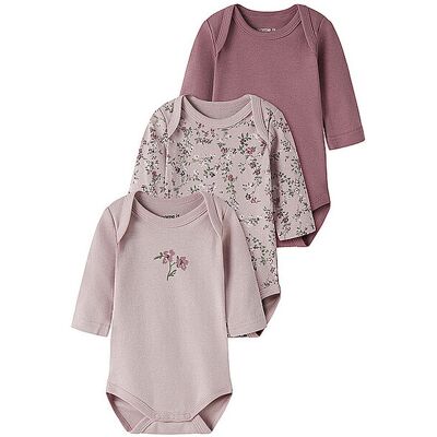 NAME IT Baby Body 3er Pkg. NBFBODY rosa 62 B NAME IT Baby Body 3er Pkg. NBFBODY rosa 62 B