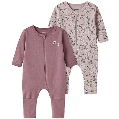 NAME IT Baby Schlafoverall 2er Pkg. NBMNIGHTSUIT rosa 50 B NAME IT Baby Schlafoverall 2er Pkg. NBMNIGHTSUIT rosa 50 B