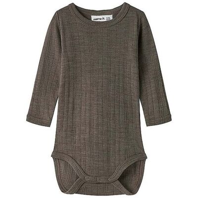 NAME IT Baby Body NBMWANG braun 56 B NAME IT Baby Body NBMWANG braun 56 B