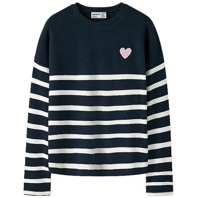 NAME IT Mädchen Pullover NKFLINE weiss 122-128 B NAME IT Mädchen Pullover NKFLINE weiss 122-128 B