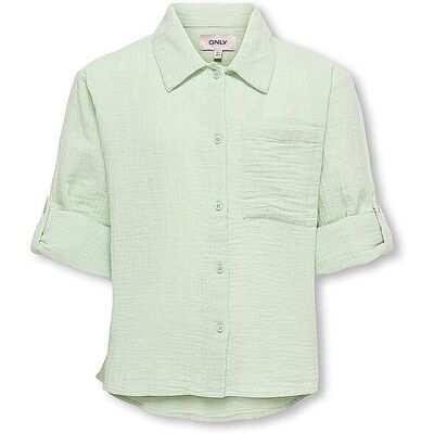 ONLY Mädchen Bluse KOGTHYRA hellgrün 140 B ONLY Mädchen Bluse KOGTHYRA hellgrün 140 B