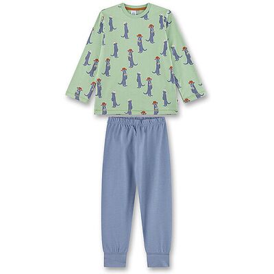 SANETTA Jungen Pyjama hellgrün 104 B SANETTA Jungen Pyjama hellgrün 104 B
