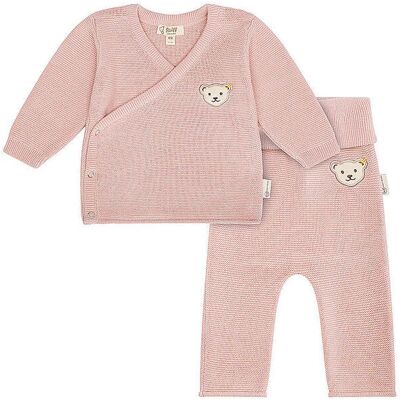STEIFF Baby Set Strickjacke und Strickhose 2 teilig rosa 56 B STEIFF Baby Set Strickjacke und Strickhose 2 teilig rosa 56 B