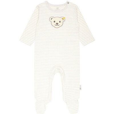 STEIFF Baby Strampler hellgrau 62 B STEIFF Baby Strampler hellgrau 62 B