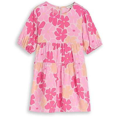 TOM TAILOR Mädchen Kleid pink 116-122 B TOM TAILOR Mädchen Kleid pink 116-122 B