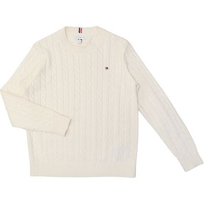 Tommy Hilfiger Jungen Pullover creme 152 B Tommy Hilfiger Jungen Pullover creme 152 B
