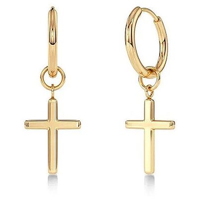 EDBLAD Ohrringe SPIRIT CROSS HOOPS Gold gold W EDBLAD Ohrringe SPIRIT CROSS HOOPS Gold gold W