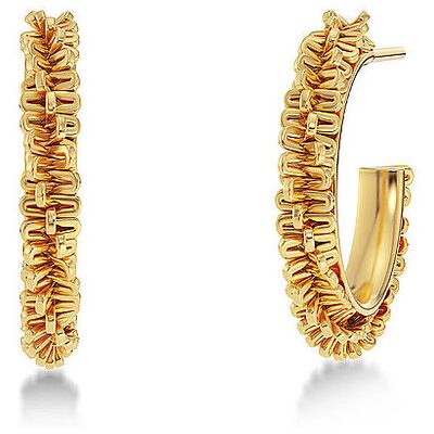 EDBLAD Ohrringe TINSEL CREOLES Small Gold gold W EDBLAD Ohrringe TINSEL CREOLES Small Gold gold W