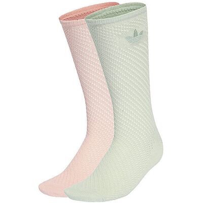 Adidas ORIGINALS Socken 2er Pkg. sanpin/lingrn rosa M W Adidas ORIGINALS Socken 2er Pkg. sanpin/lingrn rosa M W