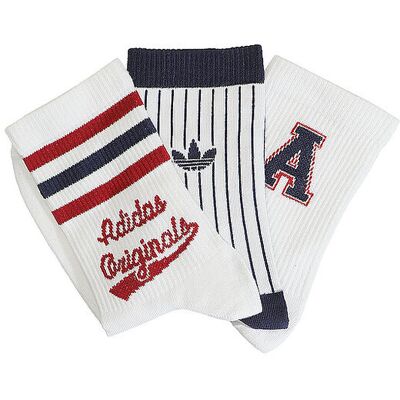 Adidas ORIGINALS Socken 3er Pkg. clowhi/ nindig/tmvire weiss M W Adidas ORIGINALS Socken 3er Pkg. clowhi/ nindig/tmvire weiss M W