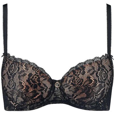 AUBADE BH mit Halbschale ROSESSENCE black schwarz 85B W AUBADE BH mit Halbschale ROSESSENCE black schwarz 85B W