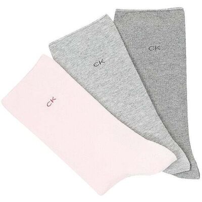 Calvin KLEIN Socken 3-er Pkg pink rosa W Calvin KLEIN Socken 3-er Pkg pink rosa W