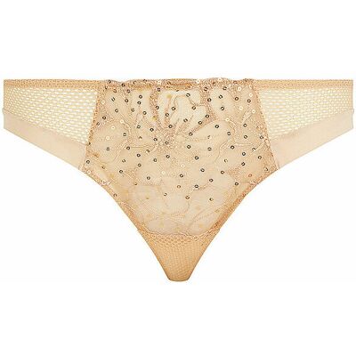 CHANTELLE String FLEURS SIGNATURE toffee sequins camel 38 W CHANTELLE String FLEURS SIGNATURE toffee sequins camel 38 W