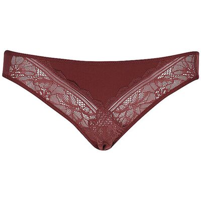 CHANTELLE Slip FLORAL TOUCH sienna dunkelrot 40 W CHANTELLE Slip FLORAL TOUCH sienna dunkelrot 40 W