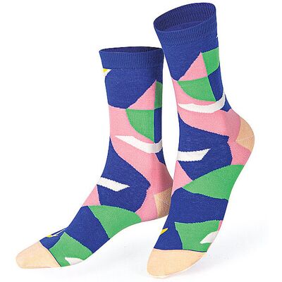 EAT MY SOCKS Socken 36-45 3er Pkg. FRESH EGGS Blaugruenrosa bunt W EAT MY SOCKS Socken 36-45 3er Pkg. FRESH EGGS Blaugruenrosa bunt W