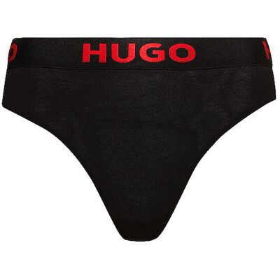 HUGO String SPORTY LOGO black schwarz M W HUGO String SPORTY LOGO black schwarz M W