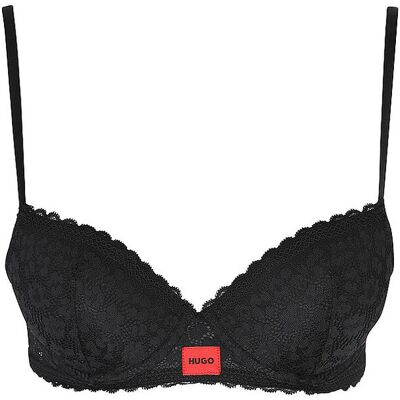 HUGO Push Up BH SAVANA black schwarz 80B W HUGO Push Up BH SAVANA black schwarz 80B W