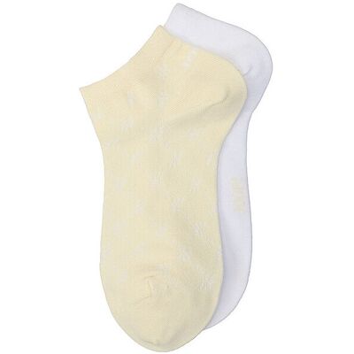 JOOP Sneaker Socken 2er Pkg. transparent yellow gelb 35-38 W JOOP Sneaker Socken 2er Pkg. transparent yellow gelb 35-38 W