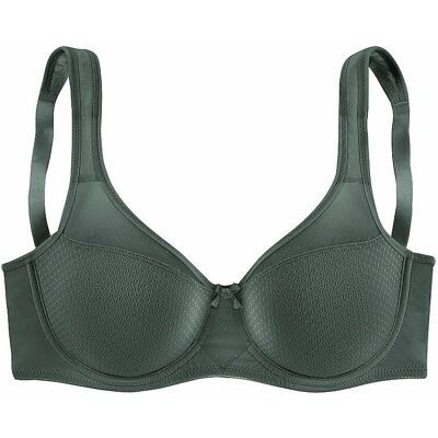 LASCANA Minimizer BH PERFECT BASIC dark green dunkelgrün 90F W LASCANA Minimizer BH PERFECT BASIC dark green dunkelgrün 90F W