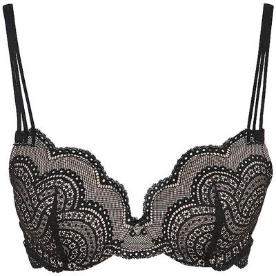 LASCANA Push Up BH KIRA black schwarz 75C W LASCANA Push Up BH KIRA black schwarz 75C W