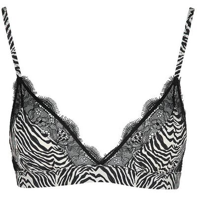LOVE STORIES BH ohne Bügel LOVE LACE Zebra Print schwarz 70 A/B W LOVE STORIES BH ohne Bügel LOVE LACE Zebra Print schwarz 70 A/B W