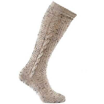 LUISE STEINER Kniestrümpfe hell beige mele beige 44-45 M LUISE STEINER Kniestrümpfe hell beige mele beige 44-45 M