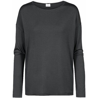 MEY Pyjamashirt PURE CHIC thunder grey grau L W MEY Pyjamashirt PURE CHIC thunder grey grau L W