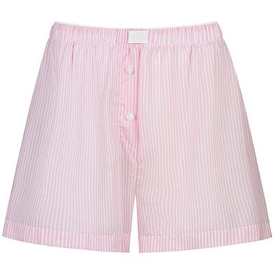 MEY Pyjamashorts COTTON STRIPES soft pink rosa S W MEY Pyjamashorts COTTON STRIPES soft pink rosa S W