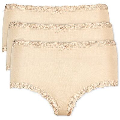 NINA VON C Taillenslip 3er-Pkg. COSY nude beige 46 W NINA VON C Taillenslip 3er-Pkg. COSY nude beige 46 W