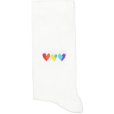 OOLEY Socken ICON love is love weiss 39-43 W OOLEY Socken ICON love is love weiss 39-43 W