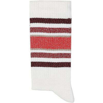 OOLEY Socken SPORTY GLITTER weiss 35-38 W OOLEY Socken SPORTY GLITTER weiss 35-38 W