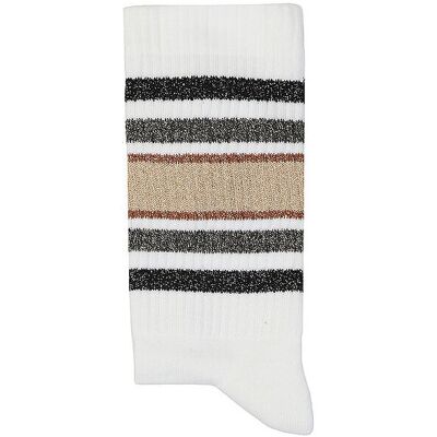 OOLEY Socken SPORTY GLITTER weiss 39-43 W OOLEY Socken SPORTY GLITTER weiss 39-43 W