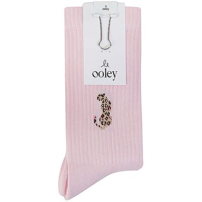 OOLEY Socken ICON Leo Rose Rosa rosa 35-38 W OOLEY Socken ICON Leo Rose Rosa rosa 35-38 W