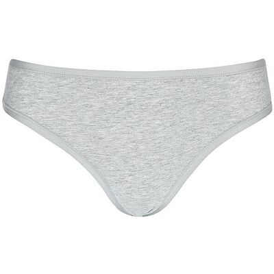 ORGANIC BASICS Slip CORE HIGH-LEG BRIEFS grey melange hellgrau S W ORGANIC BASICS Slip CORE HIGH-LEG BRIEFS grey melange hellgrau S W