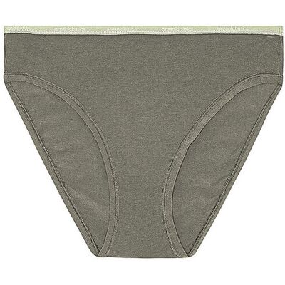 ORGANIC BASICS Slip CORE HIGH-LEG BRIEFS seawood olive M W ORGANIC BASICS Slip CORE HIGH-LEG BRIEFS seawood olive M W