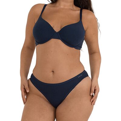 ORGANIC BASICS Slip CORE HIGH-LEG BRIEFS deep navy dunkelblau L W ORGANIC BASICS Slip CORE HIGH-LEG BRIEFS deep navy dunkelblau L W
