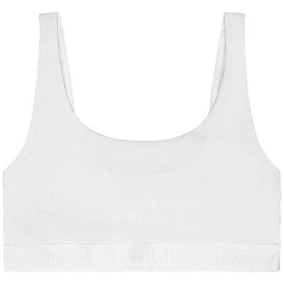 ORGANIC BASICS Bustier CORE RIB white weiss M W ORGANIC BASICS Bustier CORE RIB white weiss M W