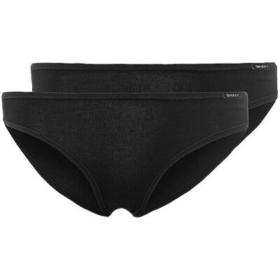 SKINY Slip 2er Pkg ADVANTAGE COTTON black schwarz 42 W SKINY Slip 2er Pkg ADVANTAGE COTTON black schwarz 42 W
