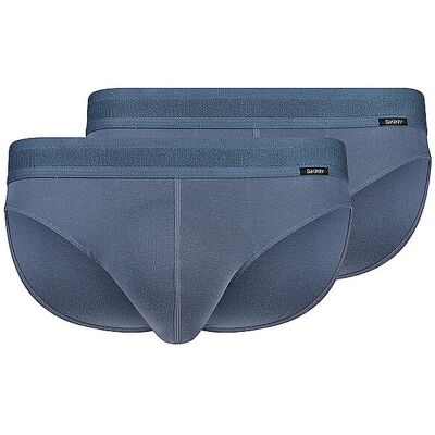 SKINY Slip 2er Pkg. COTTON RETRO be ink blau S M SKINY Slip 2er Pkg. COTTON RETRO be ink blau S M