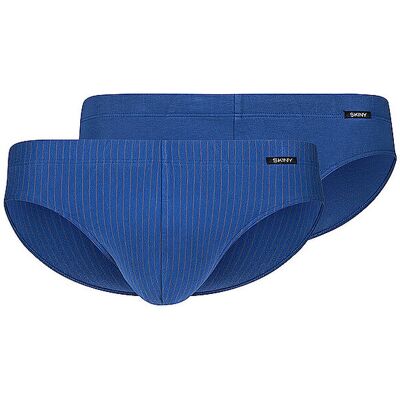 SKINY Slip 2er Pkg. COTTON ADVANTAGE dreamyiris stri blau XL M SKINY Slip 2er Pkg. COTTON ADVANTAGE dreamyiris stri blau XL M