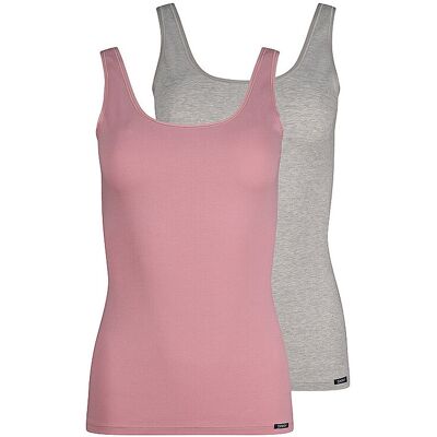 SKINY Top 2er Pkg. ADVANTAGE COTTON zephyr melange selection rosa 42 W SKINY Top 2er Pkg. ADVANTAGE COTTON zephyr melange selection rosa 42 W